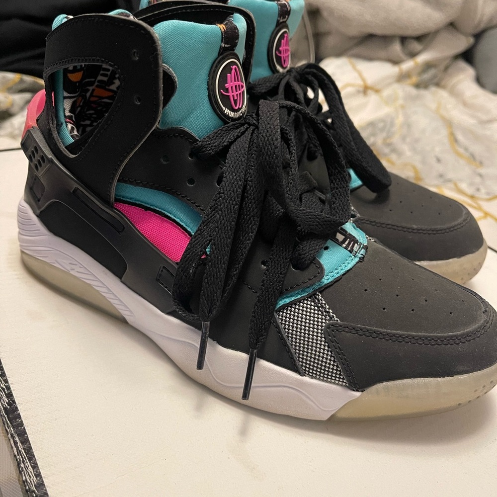 Nike Kids Sneakers Black Pink Teal